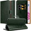 Cadorabo Custodia Libro per Honor 8 PRO in VERDE ERBE - con Vani di Carte, Funzione Stand e Chiusura Magnetica - Portafoglio Cover Case Wallet Book Etui Protezione