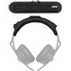 Voarmaks Federa per cuscino per fascia compatibile con cuffie DJ On-Ear Sennheiser HD25, HD 25 Light, cuffie wireless HD 250BT, cuscino spesso per alleviare la pressione, cursore con cerniera senza