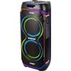 Trevi XFest XF 3600 PRO Speaker Wireless 200W, Altoparlante Portatile con Microfono Senza Fili Incluso, Karaoke Party Speaker con Ingressi USB, Micro SD, AUX-IN, Funzione TWS e Batteria Integrata