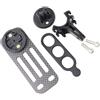 Gdfnmogo Staffa di montaggio per computer da bici in fibra di carbonio, compatibile con DEDA per manubrio Alanera, per Garmin GPS Cycle Computer