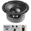 GK SOUND 1 FENTON 902.193 WPP16 altoparlante woofer 16,5 cm 165 mm 6,5 85 watt rms 175 watt max 8 ohm sensibilità 89 db sospensione in gomma, 1 pezzo + 3 adesivi omaggio