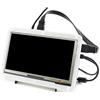 TUOPUONE Custodia bicolore e supporto inferiore per LCD da 7 pollici (B) (C) Combina l'LCD e il supporto Mini-PC in un dispositivo tutto in uno