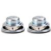 Hztuang 2 Pezzi 40MM Mini Altoparlanti Portatile Audio 16 Core 4 Ohm 5W Altoparlante a Gamma Completa Altoparlante Magnetico NdFeB Laterale in Gomma