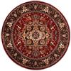 DUSHIABU Tappeto persiano rotondo, mini tappetino per mouse, antiscivolo, per scrivania, computer e tastiera da gioco, 56 x 56 cm, tappeto per gamer (blu cielo, bordo bloccato)