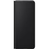 Samsung Leather Flip Cover custodia in pelle per Galaxy Z Fold3 5G, Black