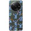 LA CASA DE LAS CARCASAS Custodia per Xiaomi Redmi A3 Ufficiale di Lilo & Stitch Patron Trasparente per proteggere il tuo cellulare. Cover per Xiaomi in silicone flessibile con licenza ufficiale Disney