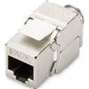 Digitus DN93512 Inserto Jack Stp Schermato Rj45 8 Poli Cat 5E, Modulo Keystone, Cat 5E - Schermato