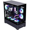 Itek Case Itek Showbui 37b - Gaming Tower, Atx, 3x12cm Argb Fan, 2xusb3, TypE-C, Side & Front Panel Temp