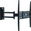 Meliconi CME EDR400 Professional - Supporto TV PREMONTATO con Doppio Braccio, Inclinabile, per TV 40 - 55, Portata Max 25 Kg, Vesa 200-300-400 mm, Nero, 580554