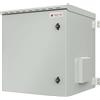 Techly Professional 364798 Armadio Rack 19 a Parete 7U Grigio IP55 Porta Cieca Prof. 600 mm Grigio