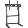 Techly 620898 Supporto a Pavimento per TV LCD/LED/Plasma 60-86 Multifunzione Nero
