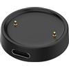 Generic Stazione di ricarica per smartwatch, portatile, di ricambio, con cavo di ricarica tipo C, adatto per Amazfit Active 2/Bip 6 (base separata)
