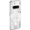 GIOPUEY Cover Magnetica per Nothing Phone 3A， Compatibile con MagSafe， PC+TPU Trasparenti Antiurto Protettiva Cellulare Custodia - Clear