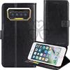 TienJueShi Nero Premium Retro Stand Portafoglio TPU Silicone Telefono Caso per Oukitel F150 B2021 5.86 inch in Pelle Case Copertina Custodia Protettiva Cover