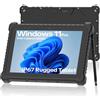 NORQIN Tablet PC Rugged 10,1 Pollici,Robusto PC Industriale Antiacqua IP67,Windows 11 Pro,Intel N5100 8GB+256GB, 4G LTE GPS,WiFi/BT,Fotocamera 8MP+5MP,NFC,per Lavoro Esterno e sul Campo