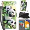 PHINIENLAND Cover per Samsung Galaxy A53 5G custodia portafoglio Pandas | 3 scomparti carte, 1 tasca banconote, Chiusura magnetica, Supporto, Pelle PU flip cover per Samsung A53 5G