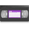 YHDD Il nastro del pulitore capo del videoregistratore per i lettori video di VHS/VCR asciuga il tipo riutilizzabile 50 volte