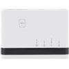 Jectse Server di Stampa Wireless, Server di Rete di Rete LAN 10/100 Mbps USB 2.0, Adattatore Server di Stampa del Computer, Supporta 4 Stampanti, per 7/8/10/11, per Mac OS (Spina europea)