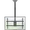 WALI Supporto TV da Soffitto, Staffa TV Soffitto Inclinabile Girevole per Schermi da 37-70 pollici, Supporto per Televisori Full Motion Regolabile fino a 50kg, VESA 600 x 400mm(CM3770), Ner