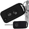 mt key Key Soft Case Cover protettiva Chiave per auto Mercedes Benz SLK A-Class R170 W168 Tasto pieghevole 2 pulsanti telecomando/colore: nero