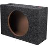 FUNOMOCYA Box Per Subwoofer Sigillato Moquette Da 8 Pollici, Cassa Singola Subwoofer Auto, Sub Box Compatto Per Aggiornamento Impianti Audio Fai-da-te