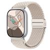 GIOPUEY Cinturini Compatibile con Xiaomi Band 9 PRO/8 PRO, Cinturino in Morbido Nylon Intrecciato [Unisex] [Traspirante] - Beige