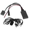 Qiilu Adattatore cavo adatto per AUX-IN, microfono stereo Bluetooth per auto adatto per CD30 CDC40 CD70 DVD90 adatto per adattatore bluetooth cd30 mp3