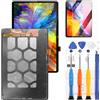 LADYSON Schermo LCD per Samsung Galaxy Tab S7 FE 2021 T730 Sostituzione dello schermo SM-T730 SM-T733 SM-T736 12.4 POLLICI LCD Display Touch Screen Digitizer Glass Assembly Kit di Riparazione Nero