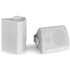 Power Dynamics BGO40 Set di Diffusori - Altoparlante a 2 Vie, Woofer da 4, Driver Tweeter da 3/4, Potenza di Picco: 100 W, Uso Interno/Esterno, Connessione Flangia, Montaggio a Parete, Bianco