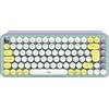 Logitech POP Keys Tastiera Meccanica Wireless con Tasti Emoji Personalizzabili, Design Compatto Durevole, Bluetooth o USB, Compatibilità Multidispositivo e OS, Italiano QWERTY - Daydream