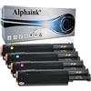 alphaink 4 Toner Compatibili con Epson C1100, per stampanti Aculaser CX11 NFCT, CX11N, C1100N, CX11 S050190 S050189 S050188 S050187
