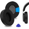 Geekria Sport Pad auricolari di ricambio con gel rinfrescante per Philips SHP9500, SHP9500S, SHP9600, cuscinetti auricolari, parti di riparazione (Nero)