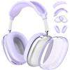 Galafoki 【3 in 1】 Custodia per cuffie AirPods Max, antigraffio, a prova di sudore, copriauricolari, copertura per archetto, per Apple AirPods Max, viola
