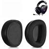 Generic Cuscinetti auricolari di ricambio compatibili con cuffie da gioco ASUS ROG Theta 7.1 USB-C in pelle, colore nero