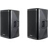 Pronomic C-210 MP 10 Set Stereo Casse Passive - 2 Casse 2-Vie Passive - Potenza: 200 Watt (RMS) Ciascuna, 800 Watt (Peak) - Impedenza: 8 Ohm - Pressione Sonora Massima: 123 dB - Nero
