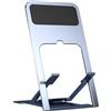 Generic Supporto regolabile per telefono da scrivania, pieghevole, supporto antiscivolo, supporto compatto per telefono | supporto per tablet per scrivania, comodino, cucina, viaggi, casa, ufficio, stazione