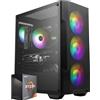 AGM store Pc Gaming serie START RYZEN 7 5700X - Scheda video RTX 5060 TI 8GB - RAM 16GB 3200mhz - SSD 1TB - Wifi - Licenza W11