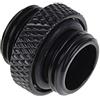 Alphacool 17399 Nipplo G1/4 AG a G1/4 AG - Connettori di raffreddamento ad acqua nero profondo