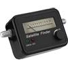 Tiiyee Ricevitore satellitare, misuratore di segnale satellitare, ricevitore portatile digitale 13-18 V DC Televisione Ricerca Misuratore di forza Sat Decoder Display LCD Localizzatori di apparecchiature 950