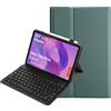 YKWXSC Custodia Tastiera per Lenovo Idea Tab Plus 12,1 Pollici Tablet TB365FC, QWERTY Staccabile con Collegamento Bluetooth Tastiera, Verde