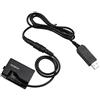 Andoer ACK-E10 - Adattatore per batteria DC 5 V (ricambio per LP-E10), compatibile con Canon EOS Rebel T3 / T5 / T6 / T7 / T100 / Kuss X50 / Kuss X70 / 1100D / 1200D / 1300D / 2000D / 4000D