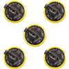 SIMPLETEK - 5X Batteria Ricaricabile LIR2032 Li-Ion Bottone da Saldare con Connettori a 90° 3.6V Compatibile con BMW Telecomando E39 E46 E49 E60 E90 M3 M5 X3 320 330 (5 pezzi)