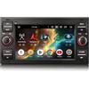Erisin 8-Core 4GB+64GB Android 16 Autoradio per FORD Focus S-Max C-Max Galaxy Kuga Fiesta Transit Connect GPS Navigatore Support senza fili CarPlay Android Auto WiFi 4G DSP Bluetooth USB DAB+ FM Radio