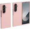 QJONSIU Cover Compatibile con Samsung Galaxy Z Fold 7, Antigraffio Ultra Sottile e PC Protezione Case-Rosa