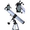 Seben 76/900 EQ-2 - Telescopio a riflessione per astronomia incl. adattatore per smartphone, montatura, set di filtri per oculare