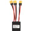 Septpenta Convertitore di Scarica a Doppia Batteria per Bici Elettrica, Adattatore per Modulo Parallelo a Doppia Batteria con Interfaccia XT60 20V-72V, Materiale in Lega di Alluminio Leggero e Durevole(20A)