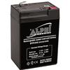 ALPHI Batteria Ricaricabile al Piombo 6V 4Ah Green Cell Lead Acid Ciclica Ermetica per Sistemi di Sicurezza/Allarmi/Giocattoli