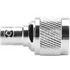 Denash 2 Connettori RF Tipo N Maschio a BNC Femmina Adattatore Tipo N a BNC, Connettore Coassiale, per Connettore Domestico