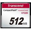 Transcend 512MB CF220I CompactFlash memoria flash