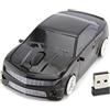 Beufee Mouse Per Auto, Mouse Per Auto Wireless da 2,4 G con Ricevitore USB Mouse da Gioco Wireless Freddo Mouse Senza Fili Mouse Per Computer Wireless Per Auto Per Laptop(Nero)